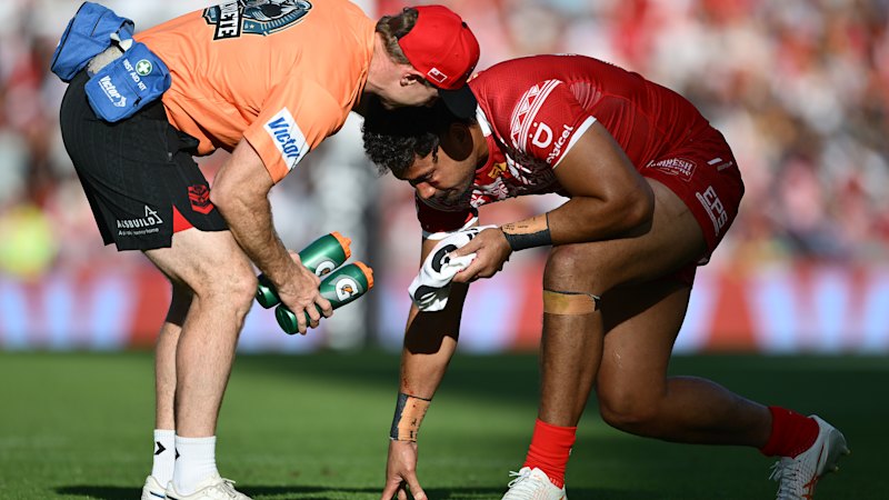 Tongan star hospitalised as concussion drama overshadows Kiwis’ win