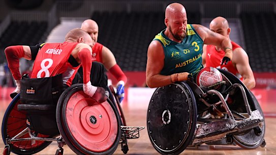 Ryley Batt was Australia’s best player in a losing cause against Denmark. 