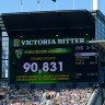 Flashback: Crowds flocked to the MCG for Boxing Day five years ago.