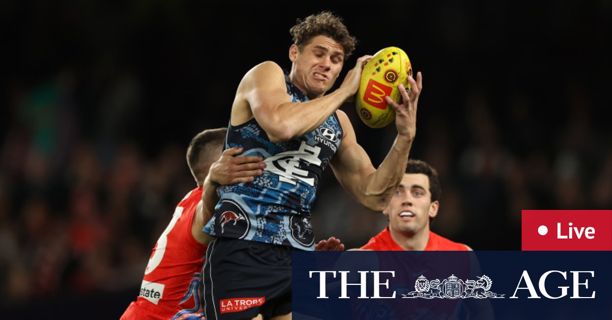 As it happened AFL 2022 Round 10: Blues hang on for victory over the Swans as Kennedy, Docherty shake hands after clash - The Age