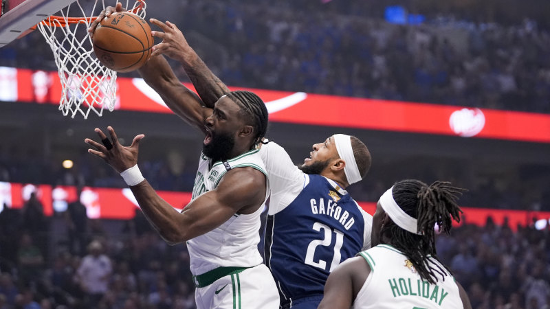 NBA Finals 2024 Game three LIVE updates: Exum throws down dunk but as Celtics, Mavs trade buckets