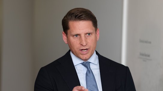 Il portavoce ombra dell'industria e delle capacità sovrane Andrew Hastie.