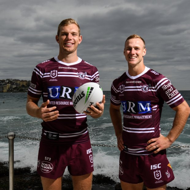 Better together: Tom Trbojevic and Daly Cherry-Evans.