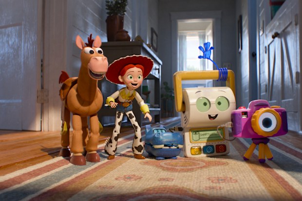  Bullseye, Jessie, Atlas, Smarty Pants, and Snappy in Toy Story 5