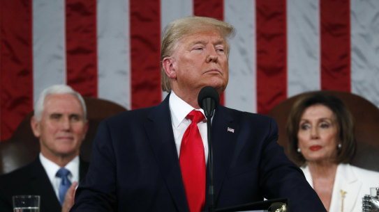 Let the victory lap begin: US President Donald Trump.