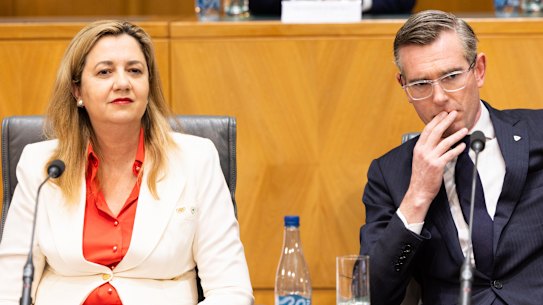 Queensland Premier Annastacia Palaszczuk and NSW Premier Dominic Perrottet are being told to put the national interest ahead of their windfall fossil fuel royalties.