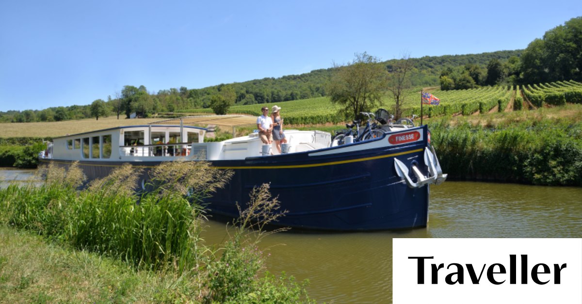 A canal boat through French wine country is the ultimate in slow travel