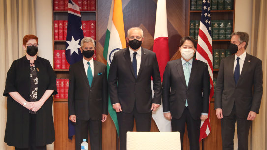 The Quad countries now have to deal with Russia and China which are increasingly presenting a united front.