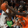 Cleveland comes alive late as 36ers edge Taipans