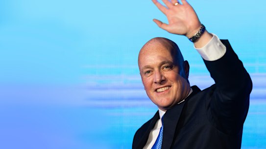 New Zealand National Party leader and Prime Minister elect Christopher Luxon.
