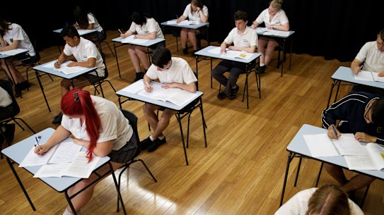 More than 43,000 students complete their VCE English exam.