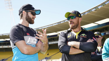 Kane Williamson and Aaron Finch.