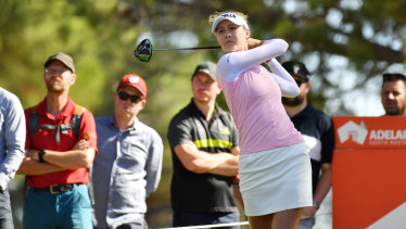 Nelly Korda chasing family history
