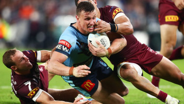 Jack Wighton scored for the Blues but otherwise had a mixed night.