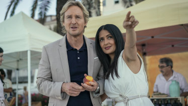 Owen Wilson and Salma Hayek occupy several levels of reality - or none - in Bliss.