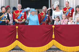 The royal family in June 2018 put on a united front at the Trooping the Colour Ceremony.