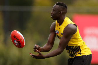 Mabior Chol may be used as a second ruckman against Port Adelaide in Richmond's preliminary final.