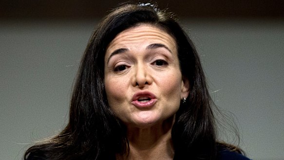 Facebook COO Sheryl Sandberg testifies before the Senate Intelligence Committee hearing on 'Foreign Influence Operations and Their Use of Social Media Platforms' on Capitol Hill.