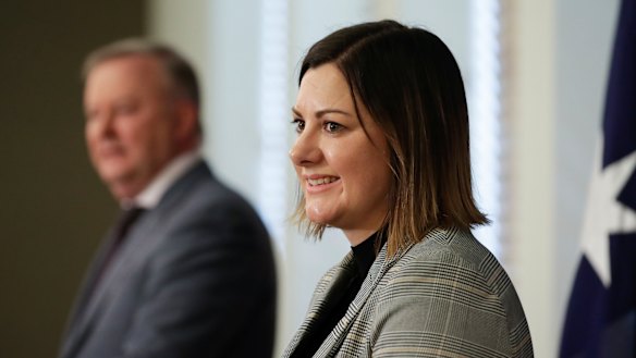 Labor's candidate-designate Kirsty McBain.