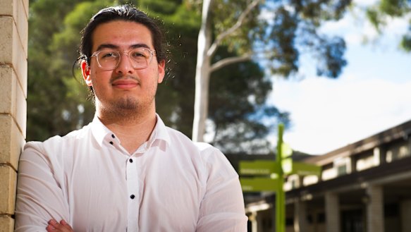 First year commerce student Hevn Piran says he would consider a switch to part-time studies