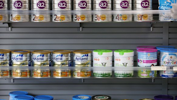 The court heard the two men were involved in a gang who stole 'top shelf' baby formula.