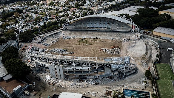 Asbestos was found in 'small amounts' on the site.