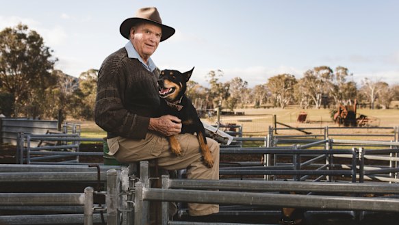 Gold Creek farmer John Starr, who has welcomed news that the ACT government will provide financial support for farmers.