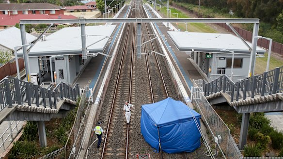 A man was hit and killed by a train at Fairy Meadow train station.