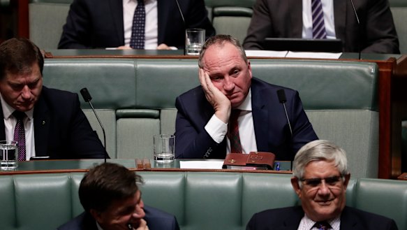 Barnaby Joyce enjoying QT.
