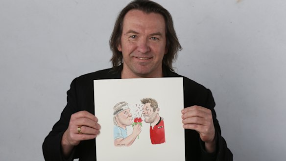 Much-loved former CBD illustrator John Shakespeare.
