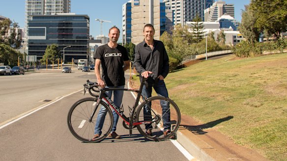 Chris Singleton (L) and Kingsley Fiegert (R) are pushing Cycliq into a global race.
