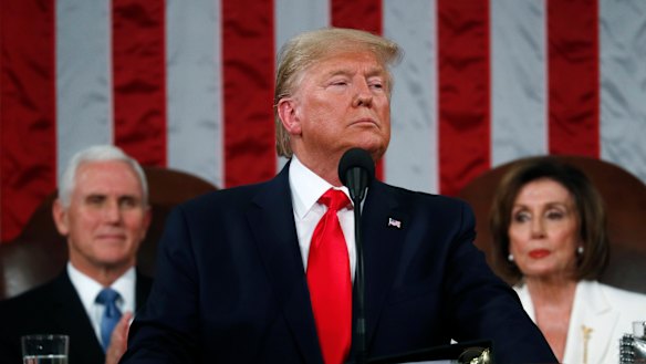 Let the victory lap begin: US President Donald Trump.