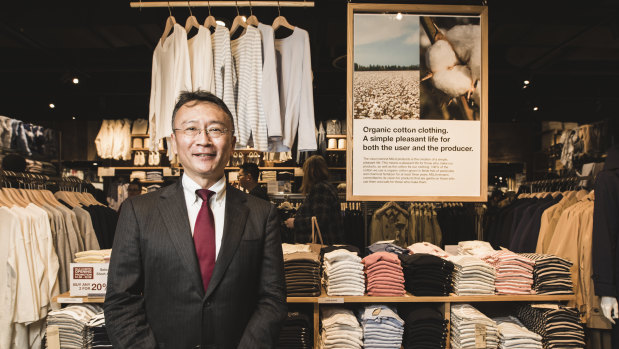 Director of MUJI's Asia and Oceanic division, Kei Suzuki, travelled from Tokyo to Canberra to open the new store.