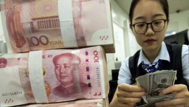 China has been pushing to make the yuan a more international currency, with limited success.