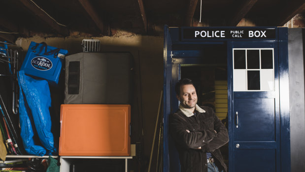 Inside Tony Whipp's Tardis is the ultimate mancave.