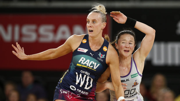 Renae Ingles (left) has added steel to the Vixens' defence.