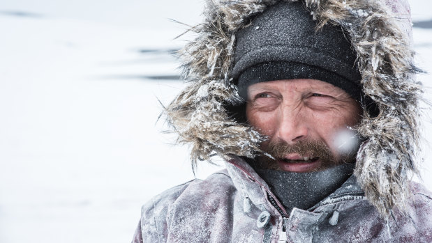 Mads Mikkelsen braves the elements in Arctic.