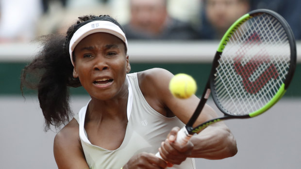 Venus Williams lost her first round match to Ukraine's Elina Svitolina.