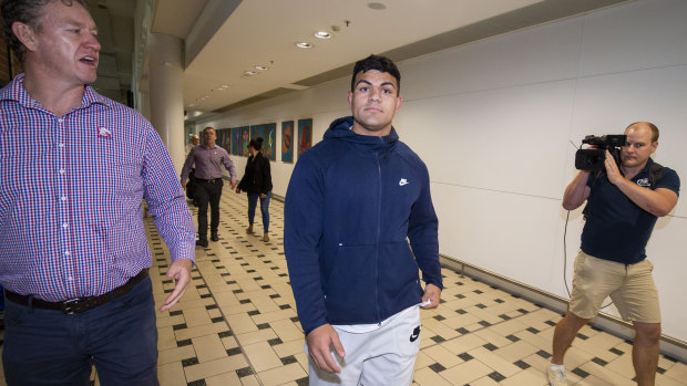 Broncos star David Fifita arrives back in Brisbane on Tuesday morning after his release from a Bali jail.