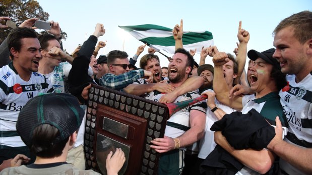 Local appeal: Shute Shield winners Warringah are expecting a bumper crowd to Rat Park this weekend.