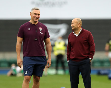 Jason Ryles during his days with  Eddie Jones at England rugby.