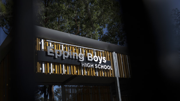 Epping Boys High is one of the schools that has been closed temporarily after a student tested positive for coronavirus. 