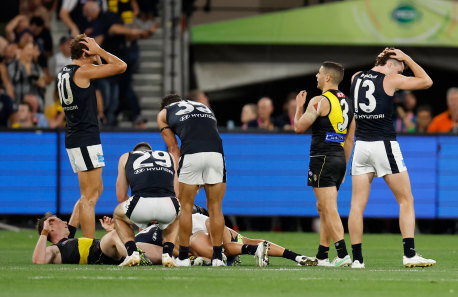 Carlton drew with Richmond last week - the third time in as many games they have not won after leading in the final two minutes left.