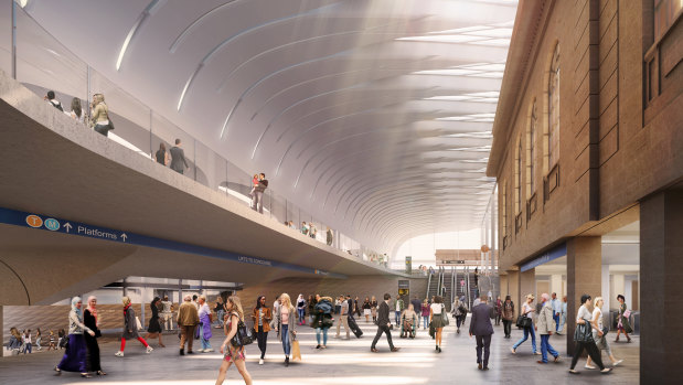 Artist's impression of Sydney's Central Station redevelopment.