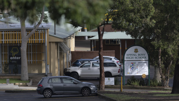 Epping Boys High School will reopen on Monday.