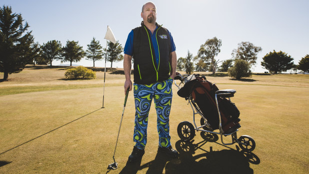 Stuart Ramshaw, president of the Weston Social Golfers is outraged about plans to take control of community contributions away from Canberra clubs, and has launched a campaign against Andrew Barr.