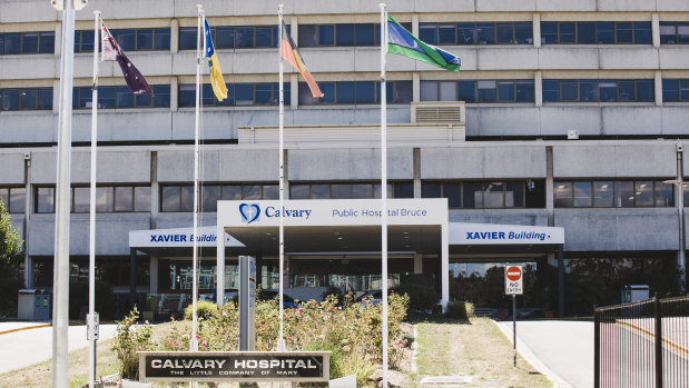 Calvary Hospital staff said they weren't offered the same level of training as their Canberra Hospital counterparts.
