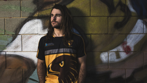 Tuggeranong Hawks club captain Lachlan Monger will shave off his dreadlocks to raise money for skin cancer research.