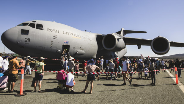 The Royal Australian Airforce's C-17A Globemaster.