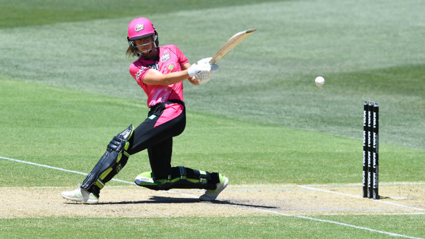 Erin Burns was instrumental for the Sixers in the semi-final against the Renegades.